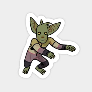 non-binary goblin Sticker